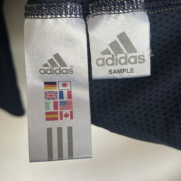 Adidas Clima 365 men’s size medium navy yellow athletic shirt. - Picture 10 of 10